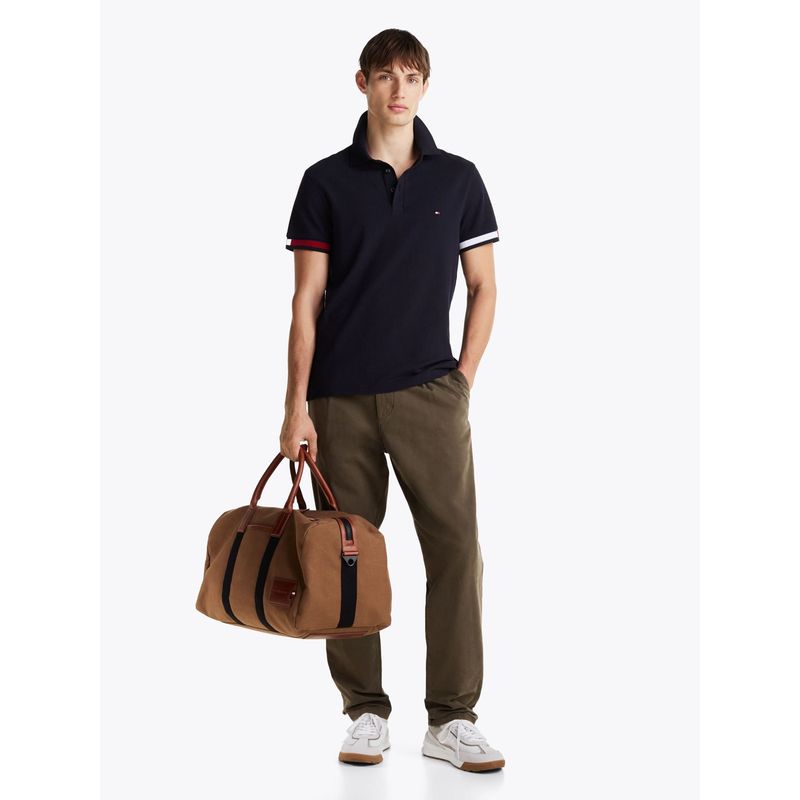 TOMMY HILFIGER - Polo azul de corte slim Tommy Hilfiger