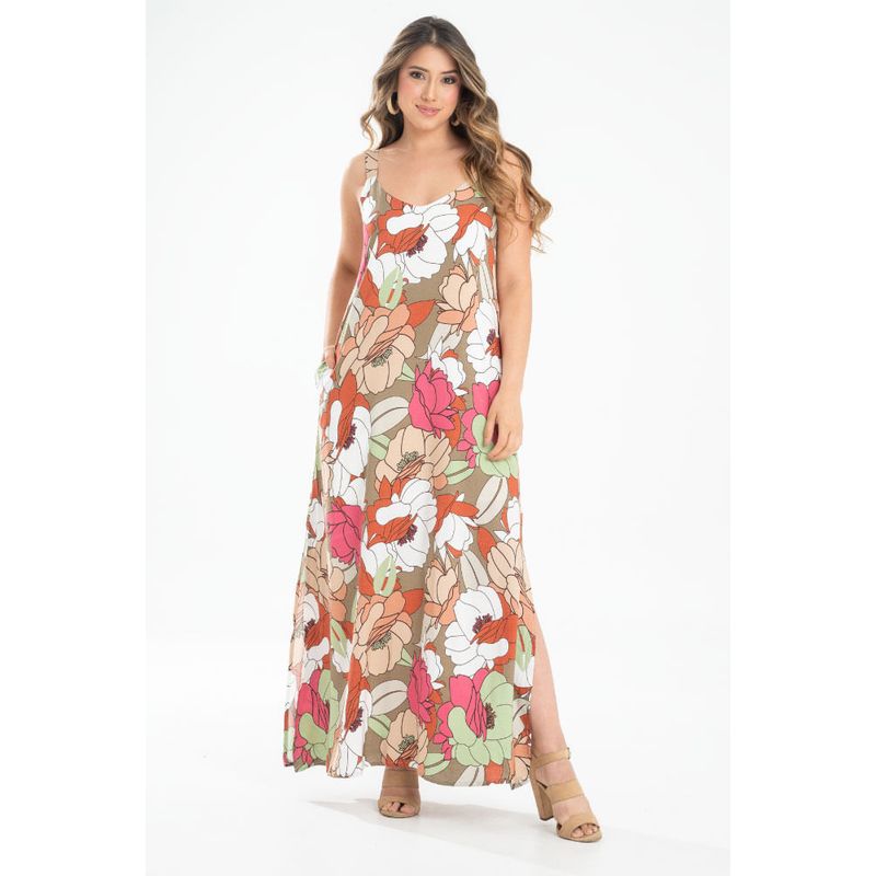 RAGGED - Vestido malai Cafe taupe Ragged