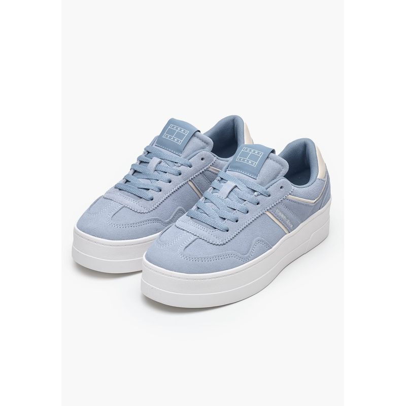 TOMMY HILFIGER - Tenis azul The Greenwich con plataforma Tommy Hilfiger
