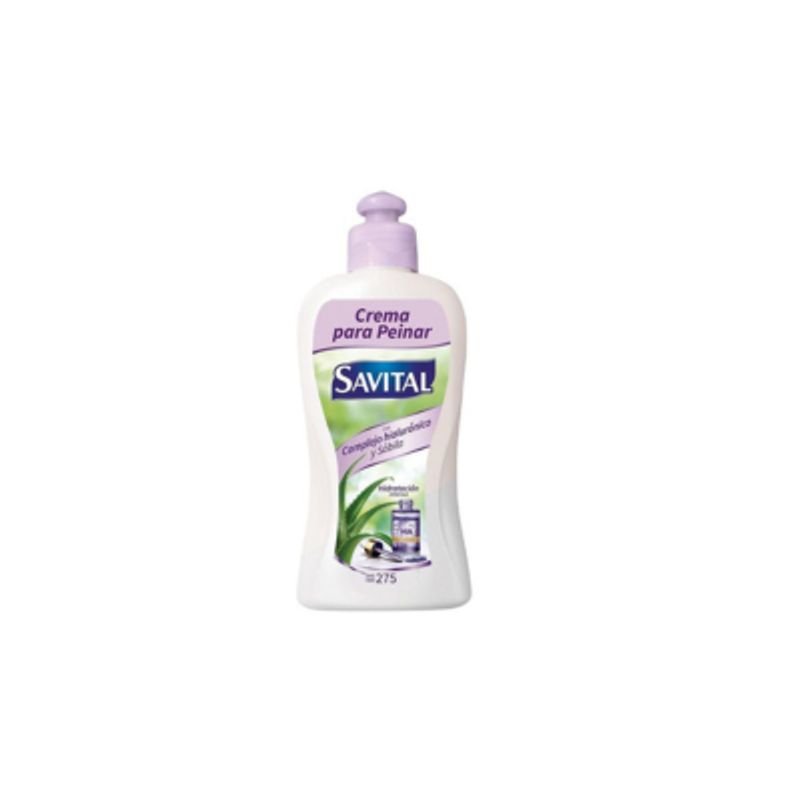 SAVITAL - Crema Para Peinar Savital Complejo Hialurónico Y Sábila X275m