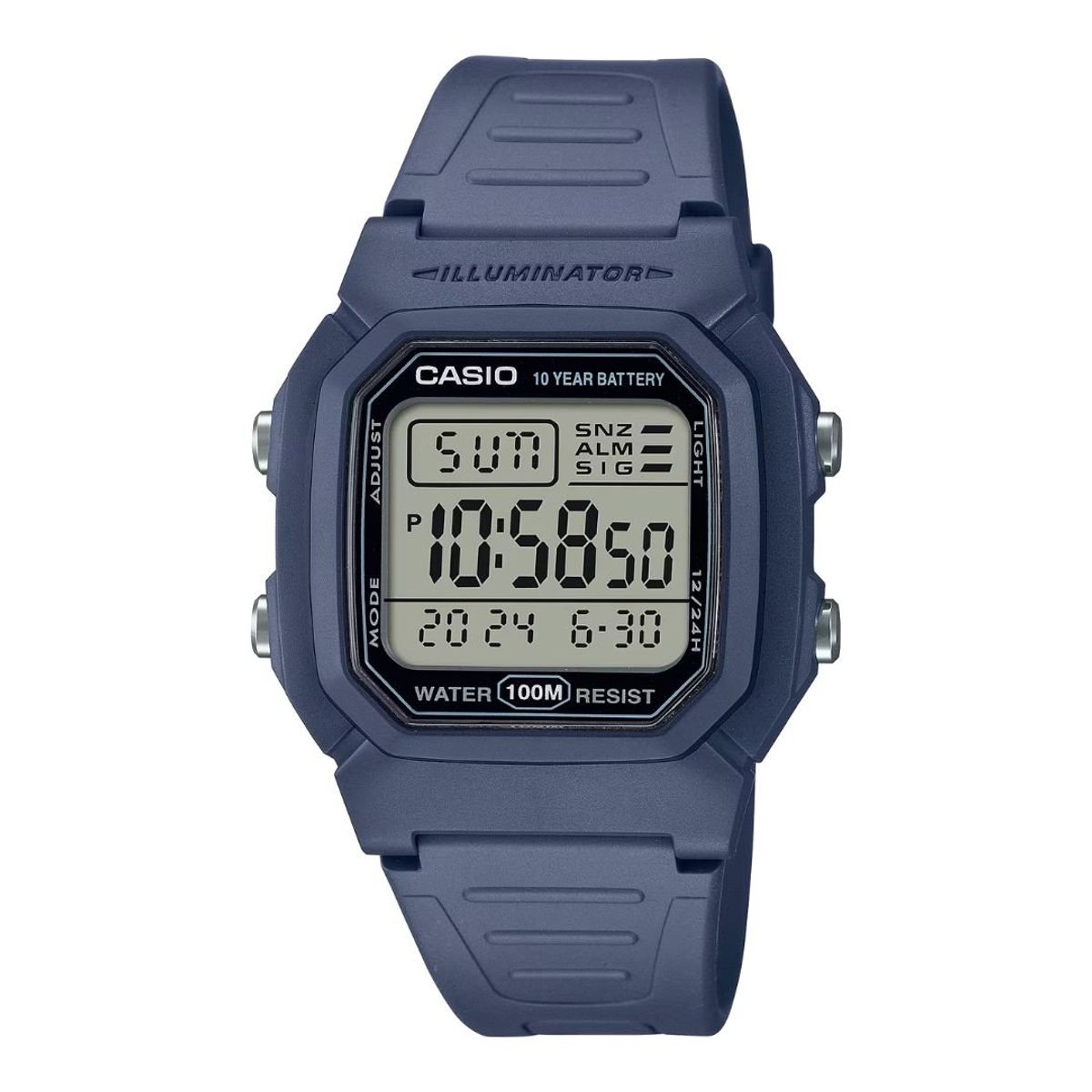 CASIO - Reloj Casio Referencia W-800H-2A Diseño Deportivo