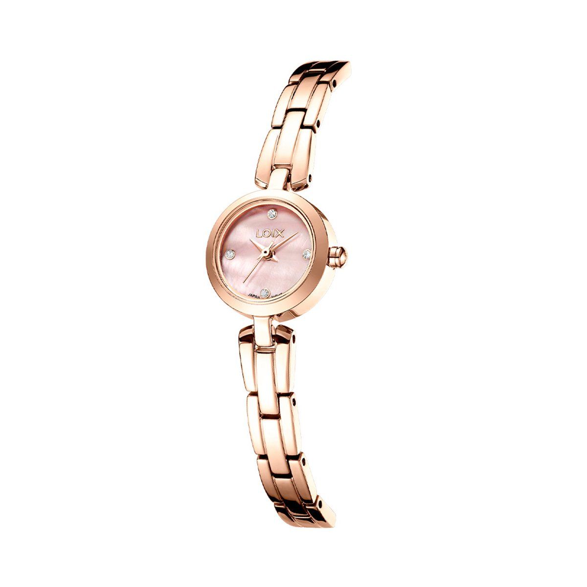 LOIX - Reloj mujer LA1139-3 Oro rosa con tablero oro rosa