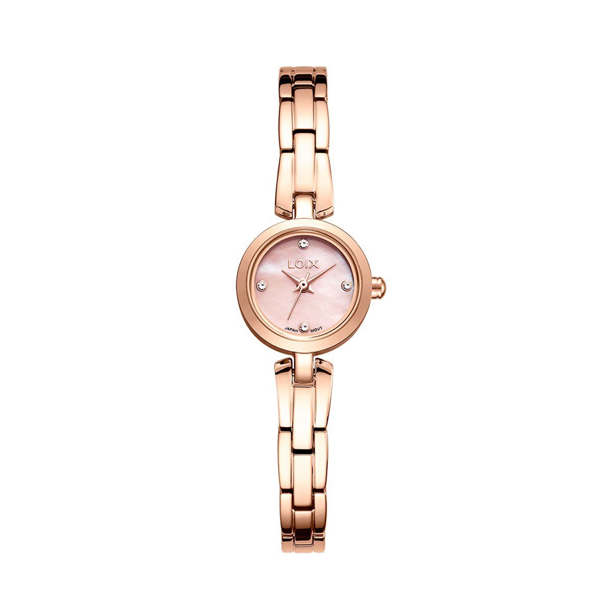 LOIX - Reloj mujer LA1139-3 Oro rosa con tablero oro rosa