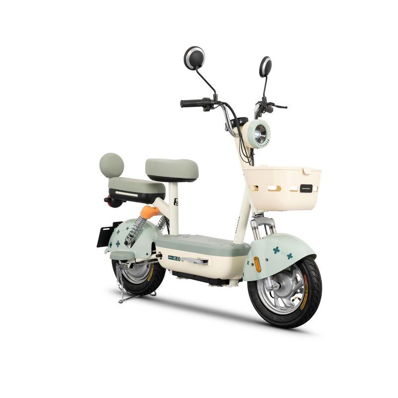 GENERICO - Bicicleta Eléctrica Recargable Silver Verde