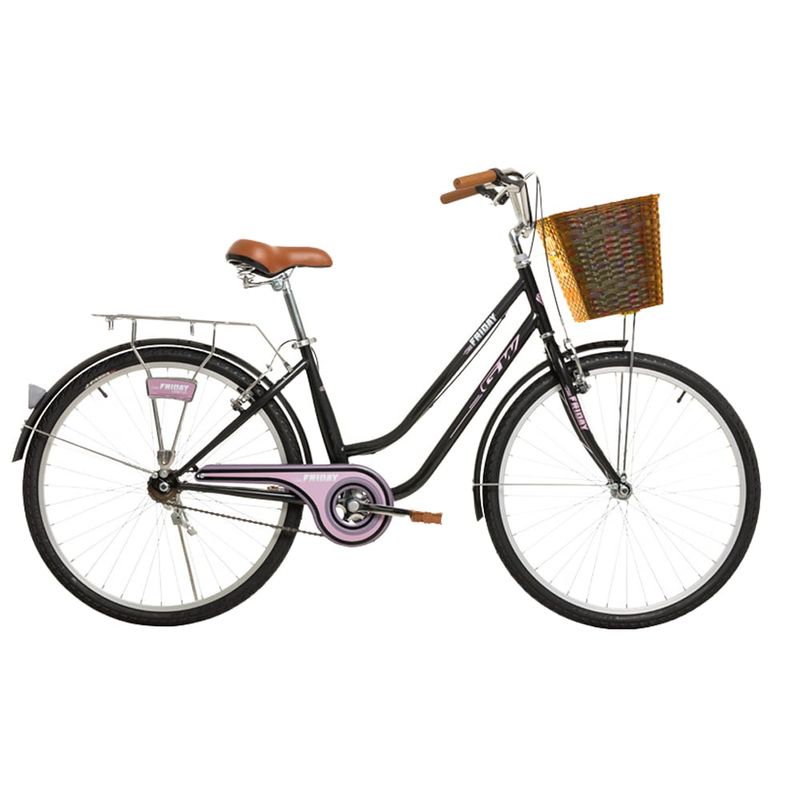 GW - Bicicleta Urbana Playera Rin 26 Friday GW Negro