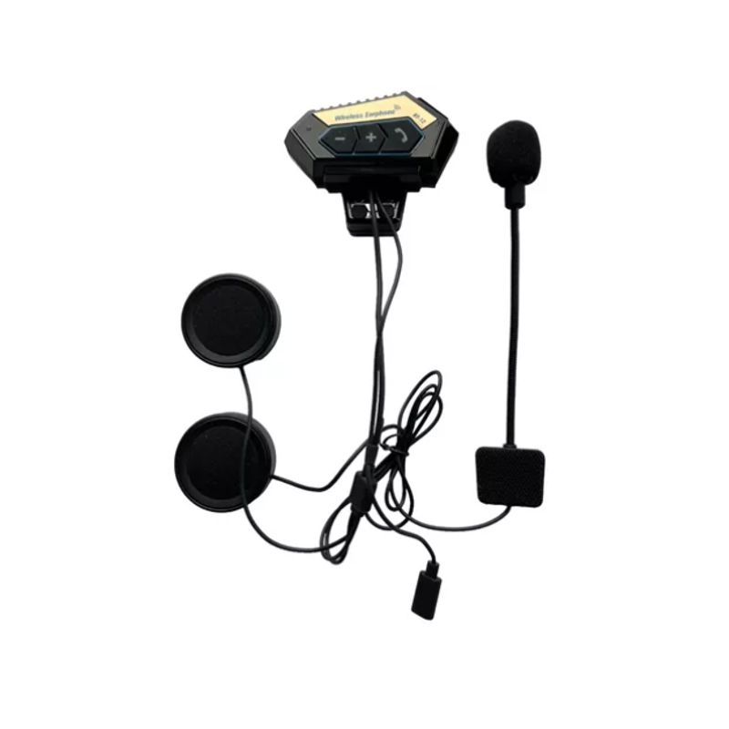 GENERICO - Audífonos Recargables Bluetooth Para Casco Moto Bt12-2