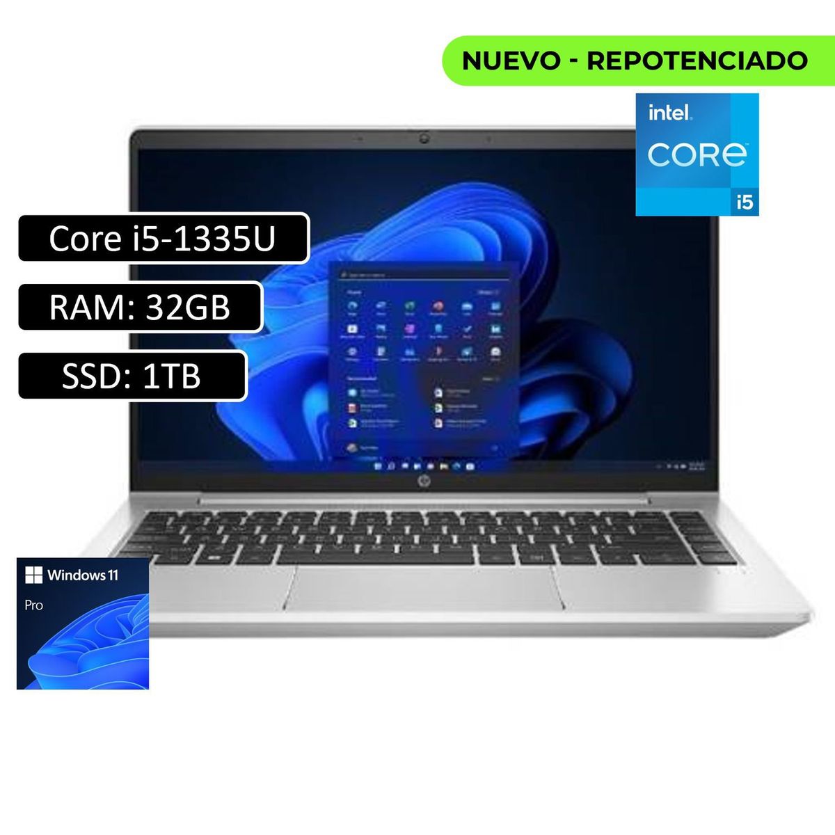 HP - PORTATIL HP PROBOOK 440 G10 - CORE I5 1335U - 32GB DDR4 - 1TB SSD - 14" HD - RTX 2050 4GB - WIN11