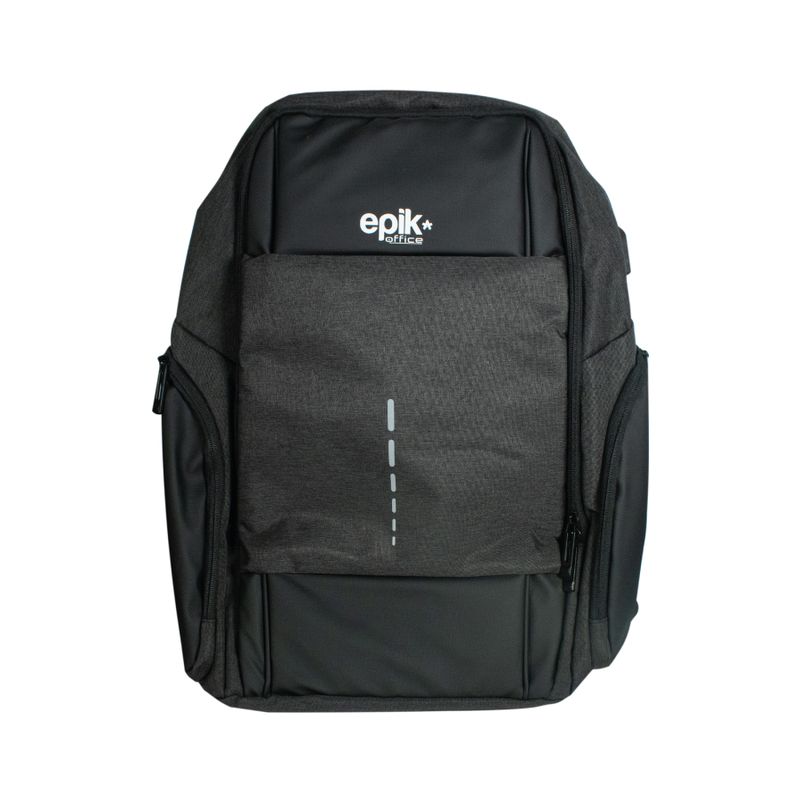 EPIK - Morral para Portatil 17" Epik M25 Antirrobo Puerto USB y Jack 3.5