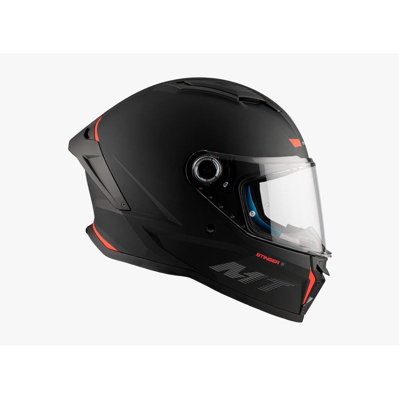 MT HELMETS - CASCO MOTO MT STINGER 2 CERTIFICADO ECE2206 NEGRO MATE TLL L
