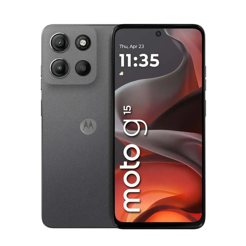 MOTOROLA - Celular Motorola Moto G15 256GB 4GB RAM Negro
