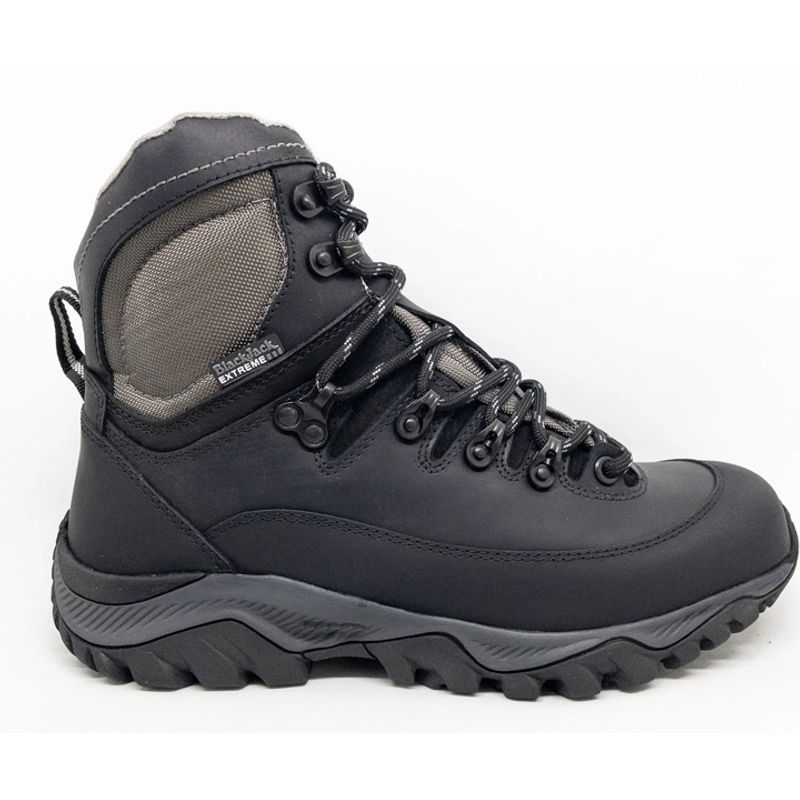 GENERICO - Bota Outdoor Cuero Negro Herreros Adventure