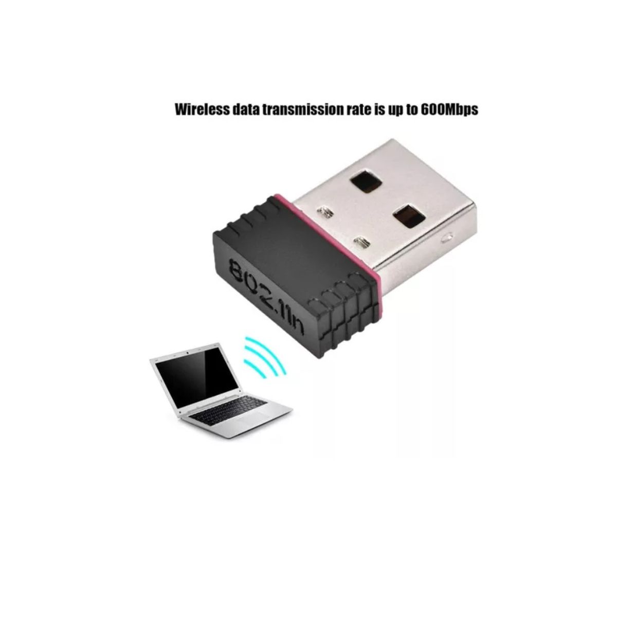 GENERICO - Antena Usb Wifi Mini Nano 80211n 24hz 3bumen N300  300mbs