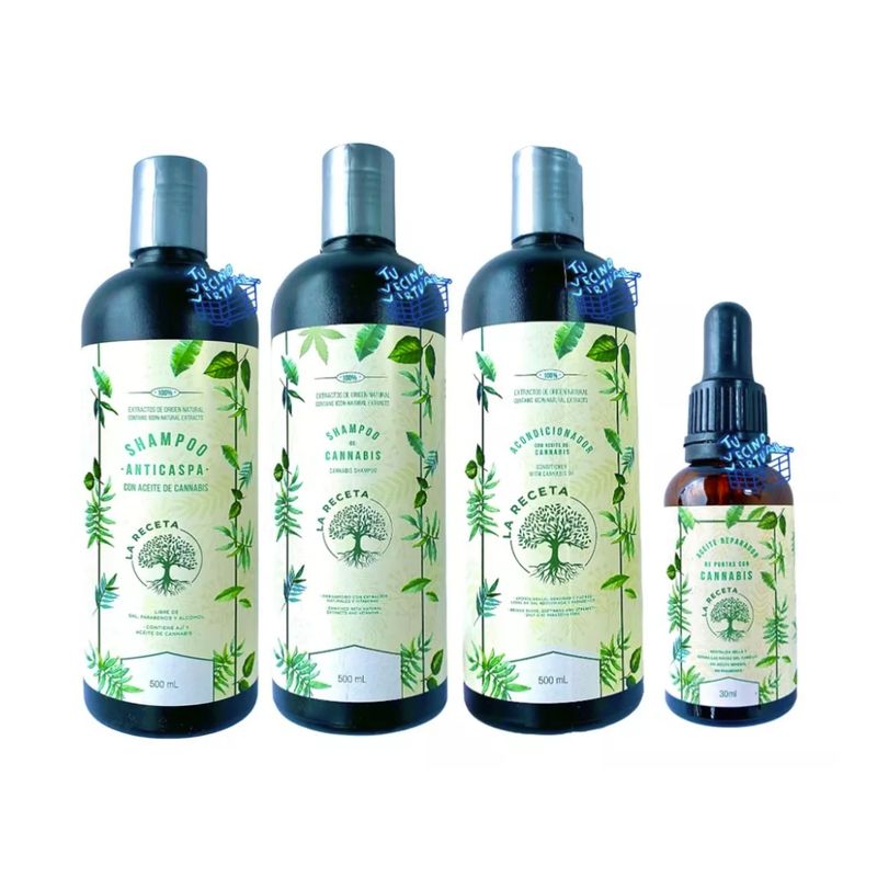 KABA - La Receta Shampoo Kit X4