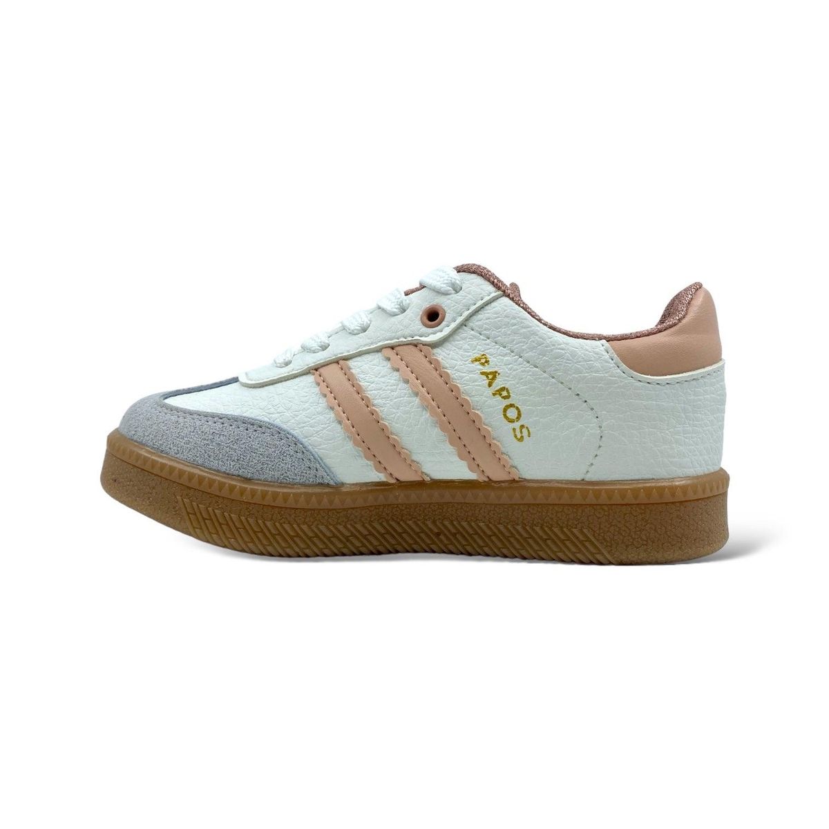PAPOS - Tenis Casuales para Niños RetroStyle Rosado
