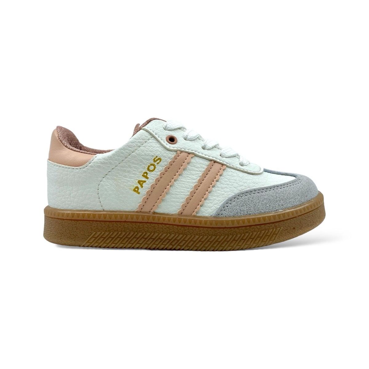 PAPOS - Tenis Casuales para Niños RetroStyle Rosado