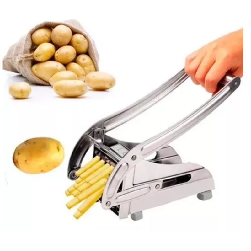 GENERICO - Cortador Rebanador Pica Papas Fritas A La Francesa Picadora