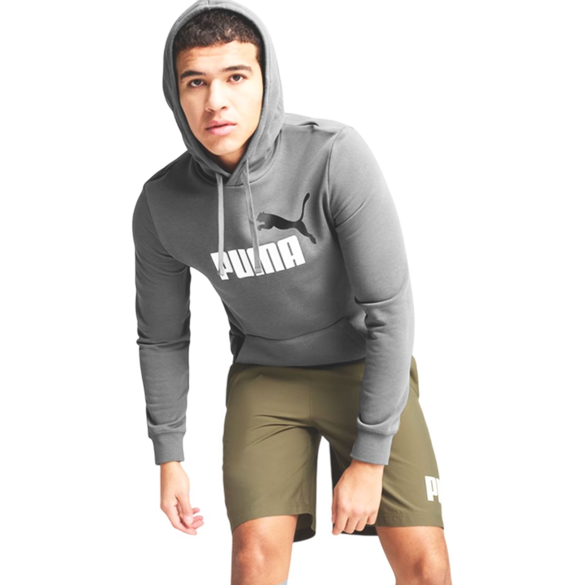 PUMA - Hoodie Puma Ess 2 No. 1 Hombre-Gris