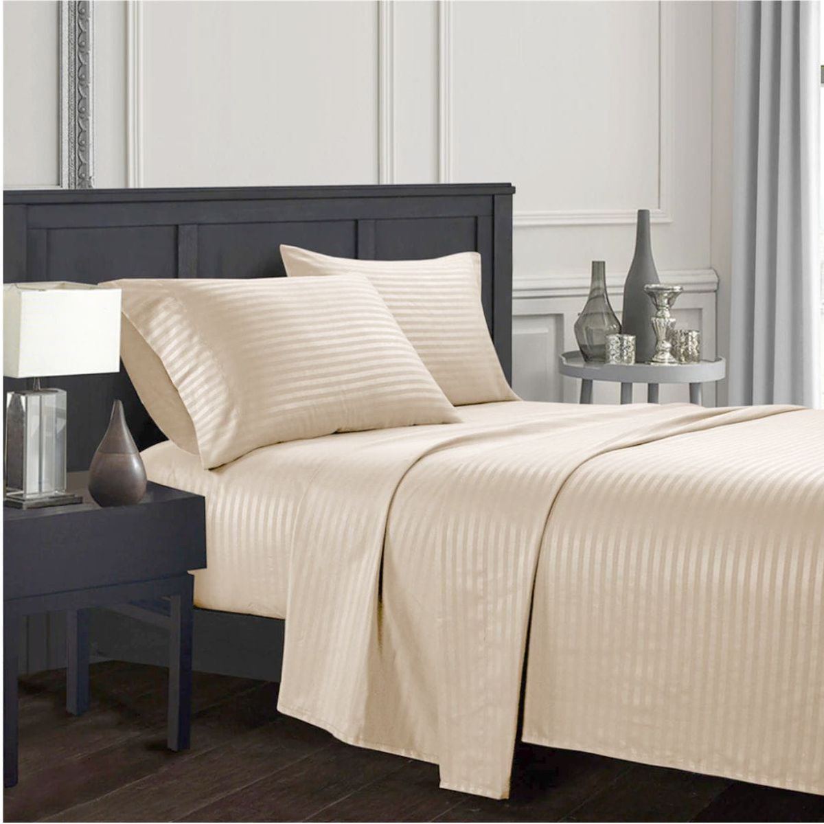 SIRENITAS - Juego de sabanas Cama Doble Camel Claro Elegante