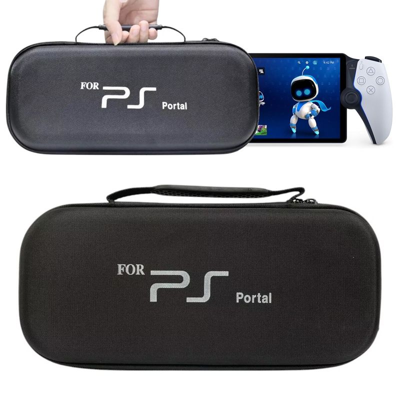 GENERICO - Estuche Rígido para Playstation Portal Ps5 y porta accesorios.