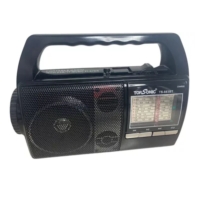 GENERICO - Radio Parlante Multifuncional 10 Bandas Linterna Bt Tf Fm