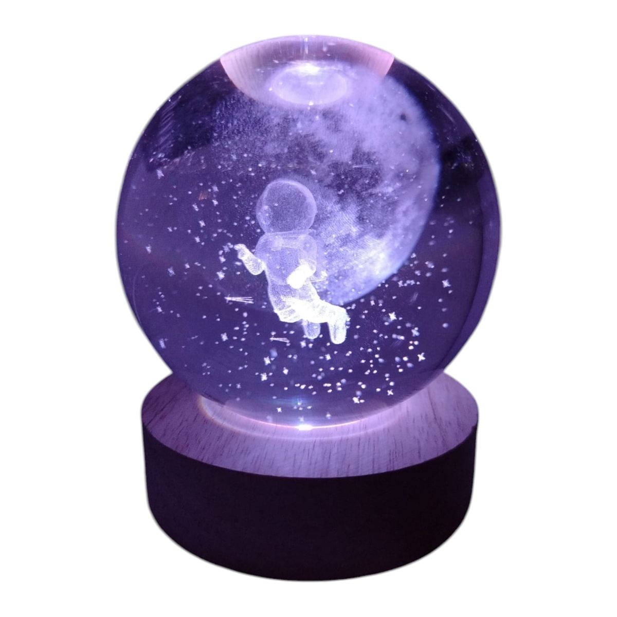 INFANTILES CAJUROMIX - Lámpara Astronauta 3d Ilumina Tu Habitación Astronauta Cósmico