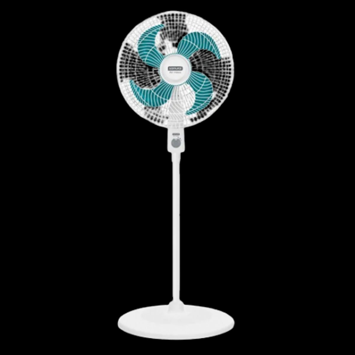 SAMURAI - Ventilador Samurai Portatil Compact Force 3 En 1 Negro