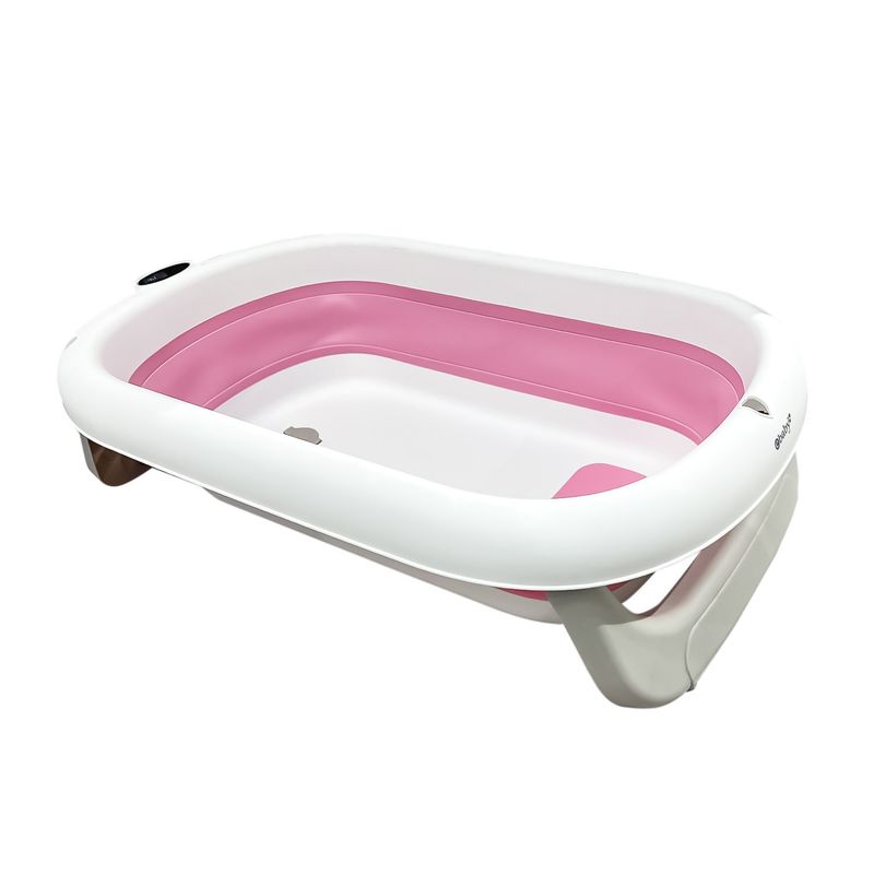 EBABY - Bañera con Termómetro ROSA EB 816