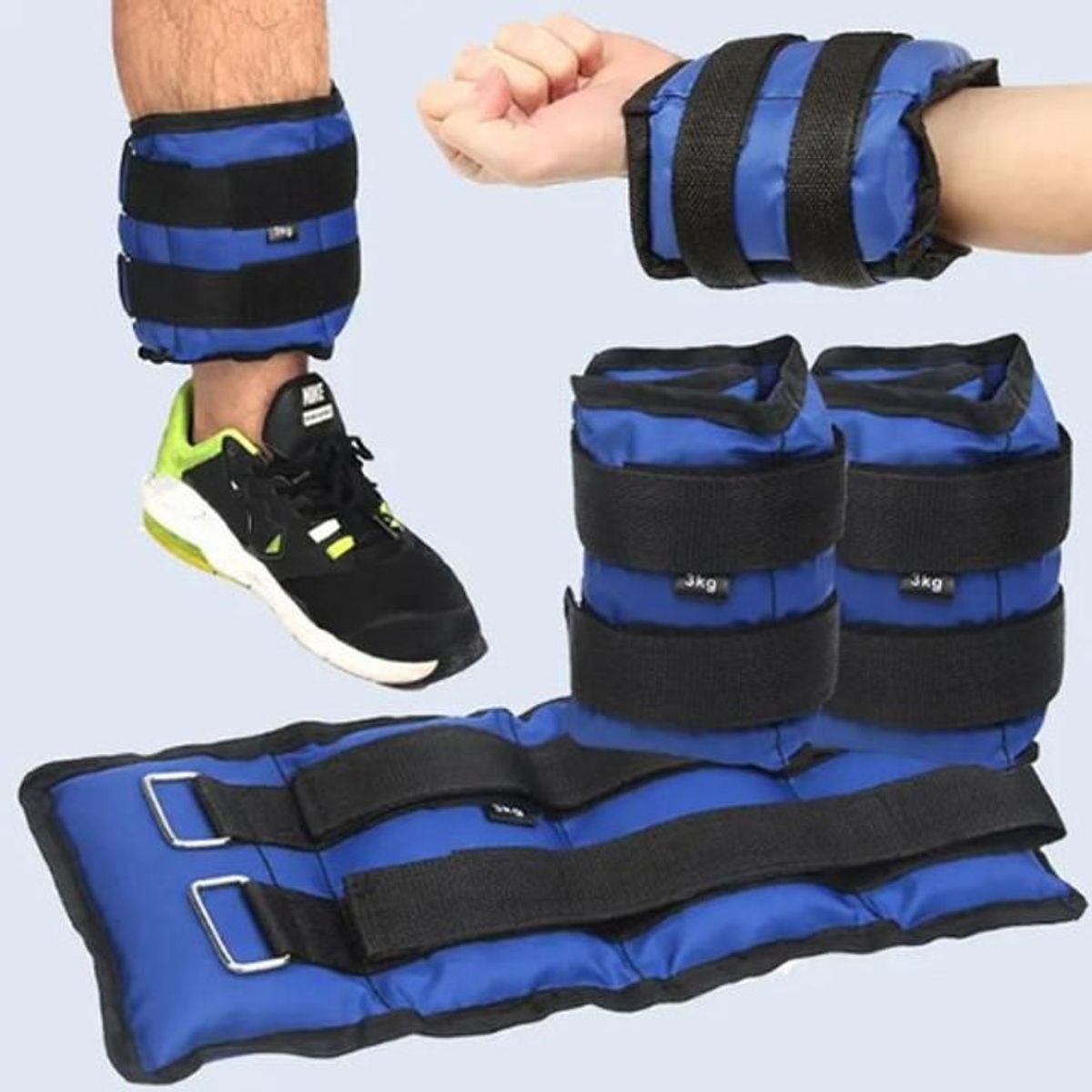 GENERICO - Pesa Tobilleras Arena 3 Kilos Cu Ejercicio Gimnasio Entrena