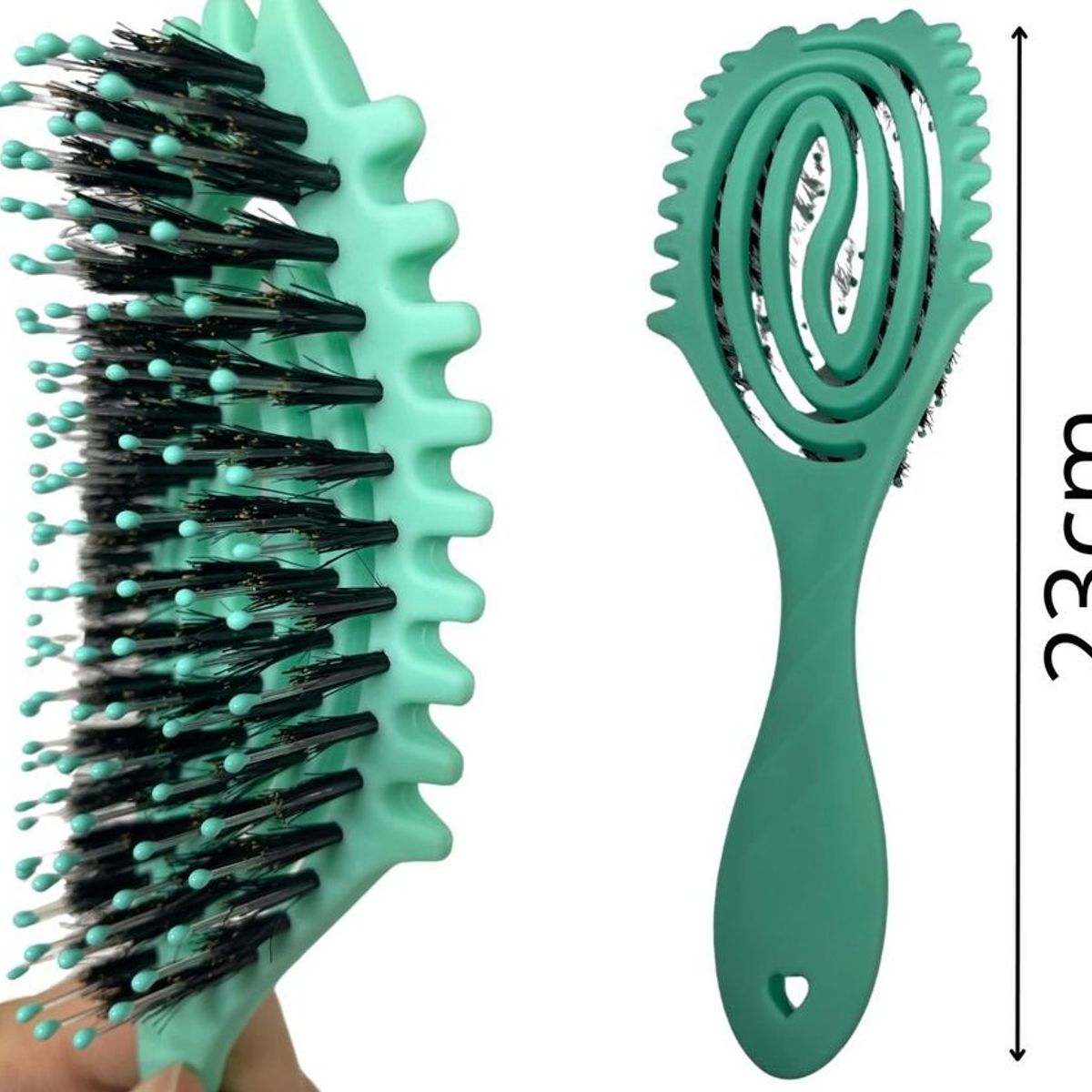 MAZUGI - Cepillo Viral Definidor De Rizos Esqueleto Colores Pasteles