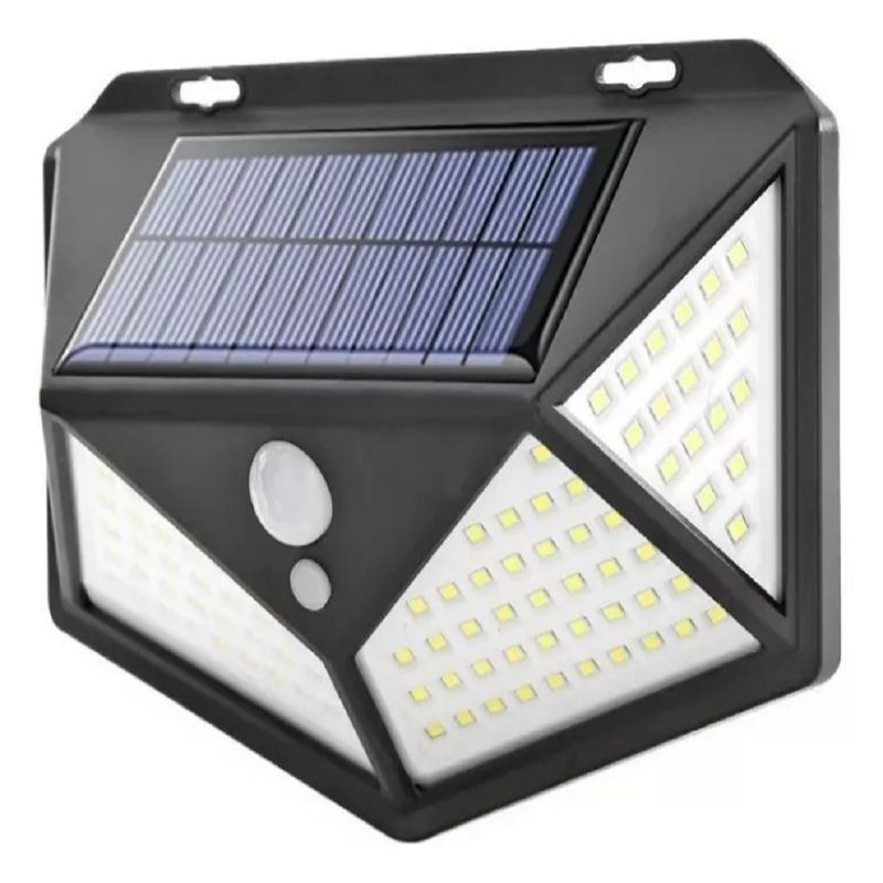 GENERICO - Lampara Solar 100 Luces, Sensor Movimiento