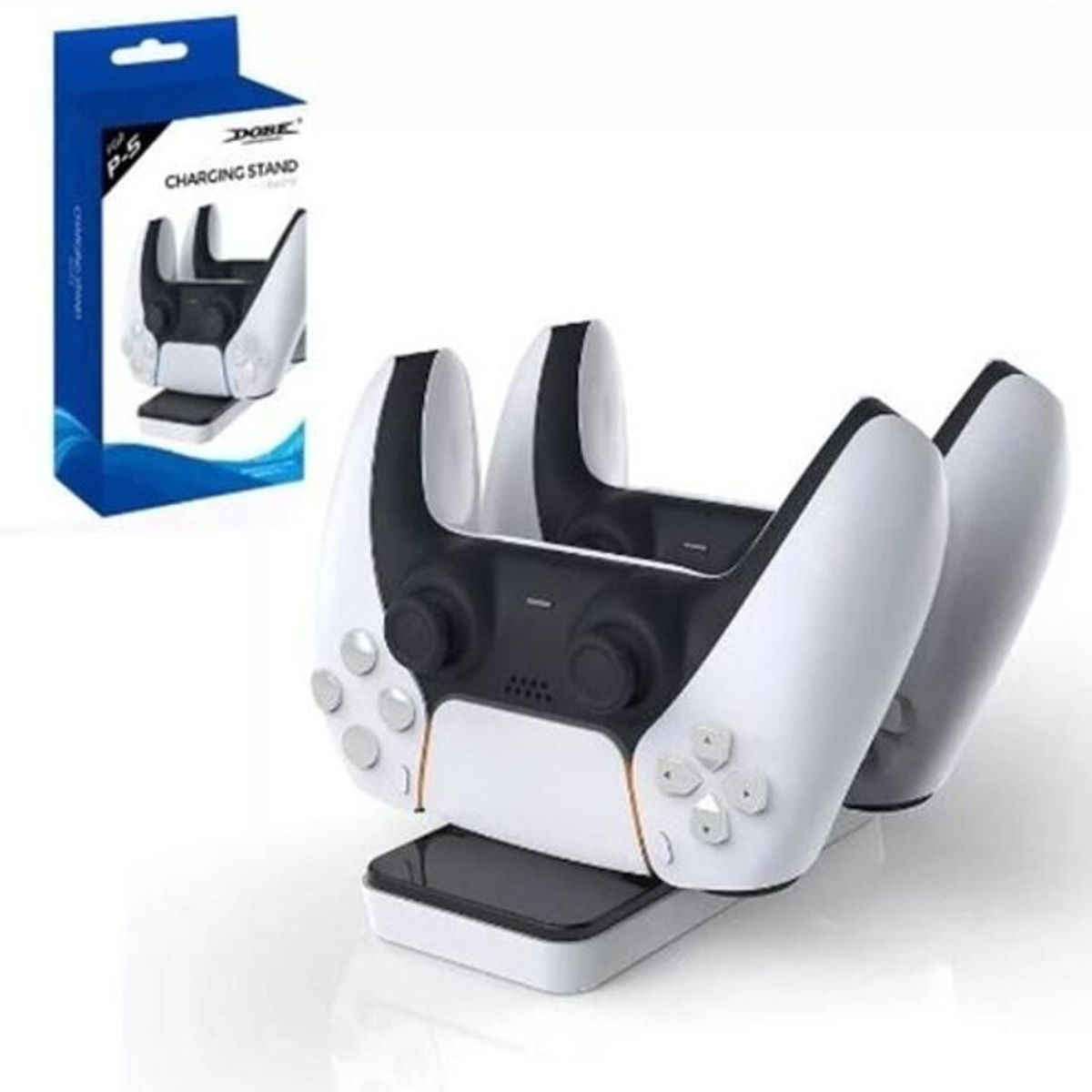 GENERICO - Base De Carga Dual Para Controles De Play 5 Carga Y Juega