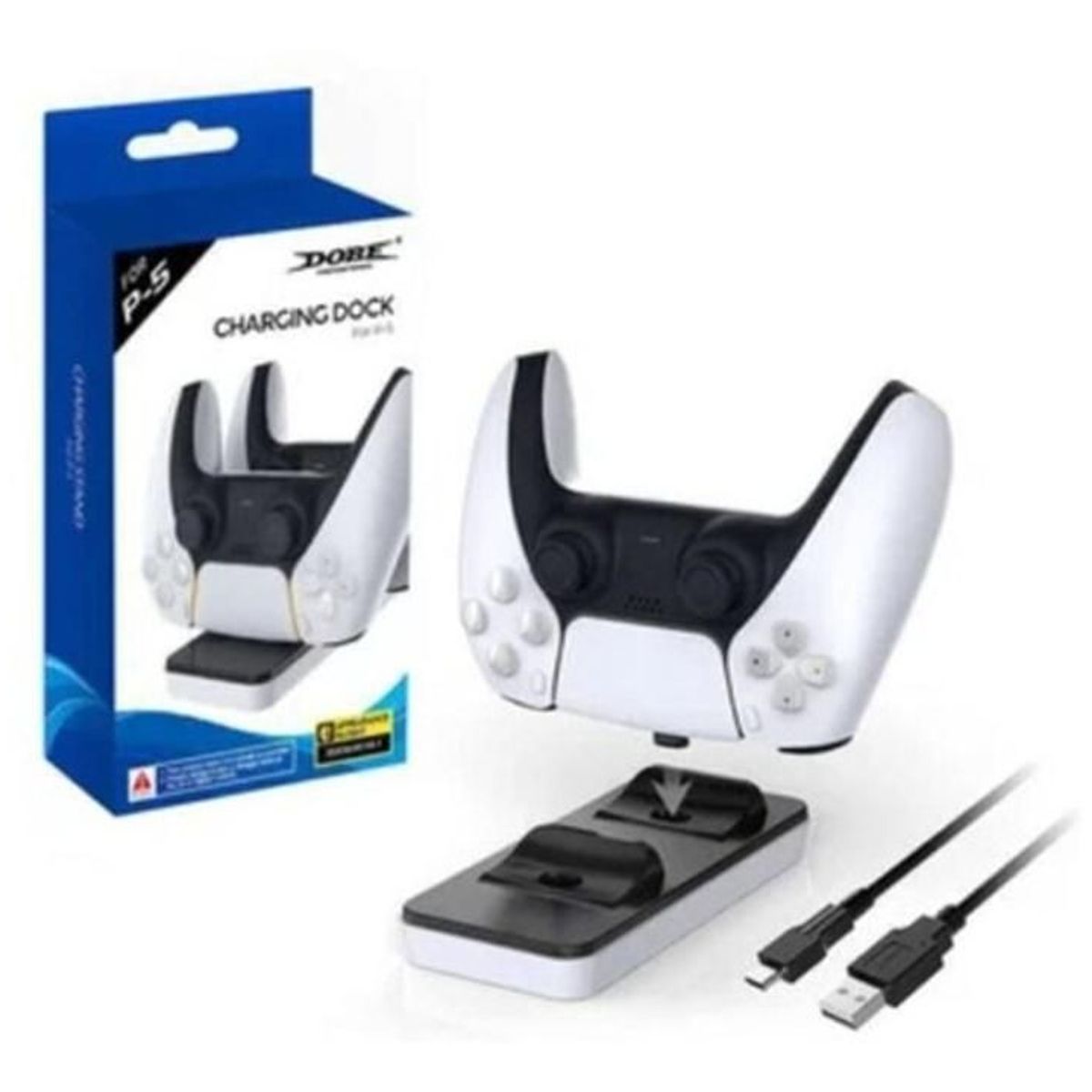 GENERICO - Base De Carga Dual Para Controles De Play 5 Carga Y Juega