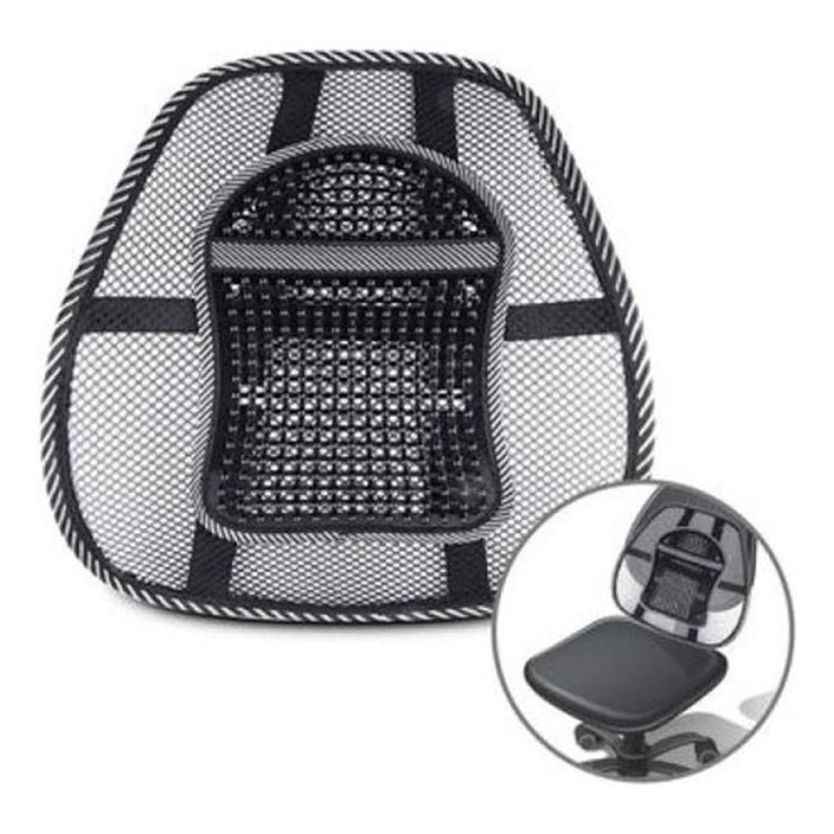 GENERICO - Espaldar Ergonómico Lumbar Corrector Postura Silla Y Auto