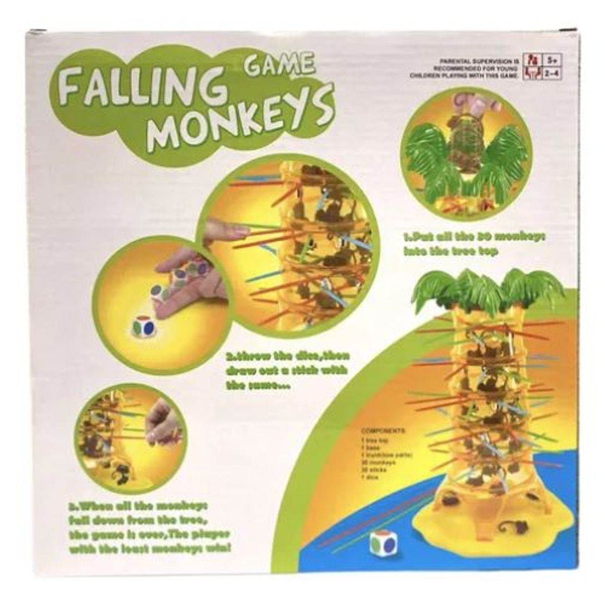 GENERICO - Juego Monkey Looping Monos Locos Juego Habilidad Destreza 30 monos