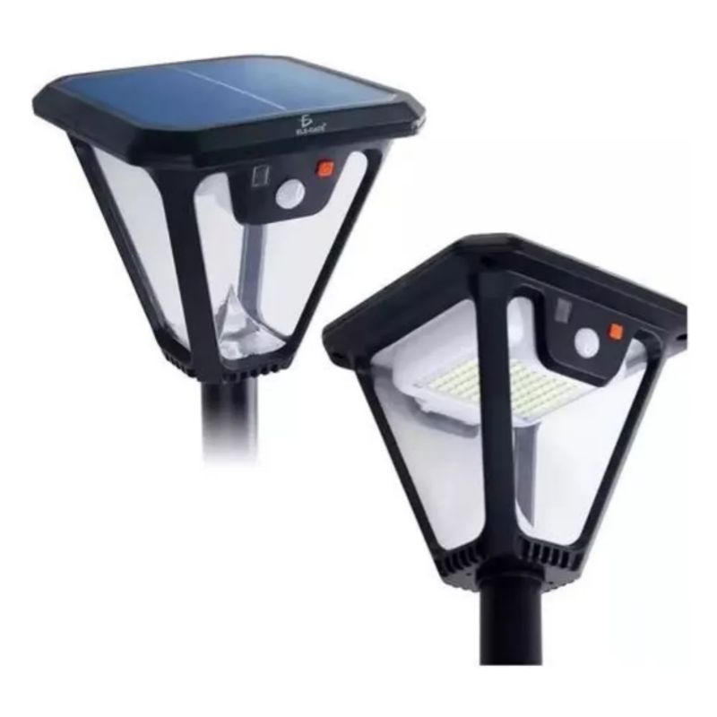GENERICO - Lampara Farola Solar Sensor de Movimiento