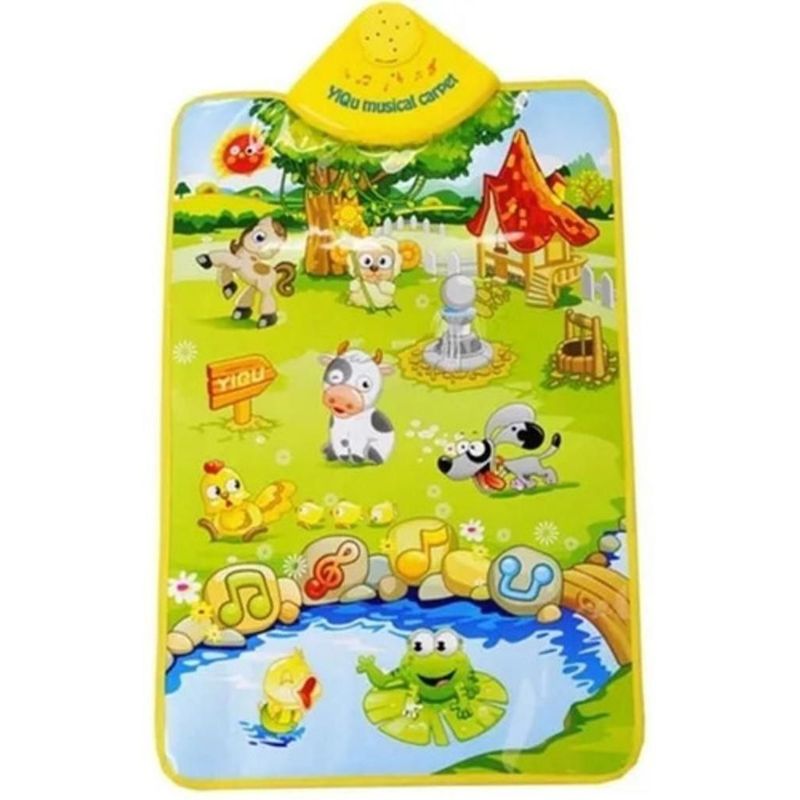 GENERICO - Tapete Alfombra Musical Granja Infantil Bebés Gateo