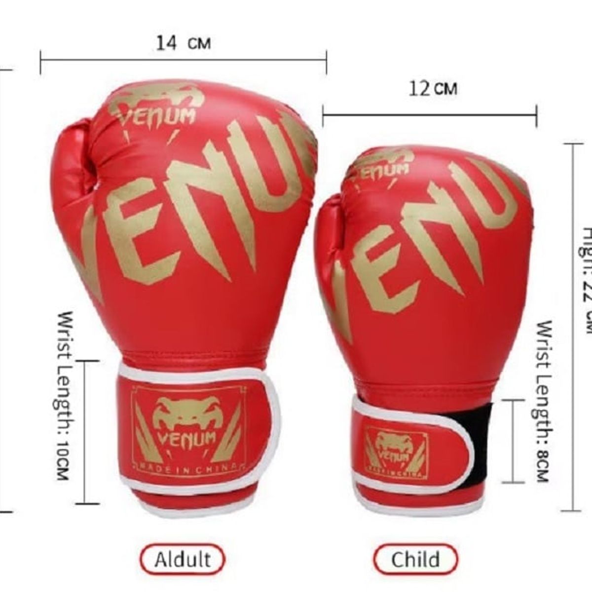 VENUM - Guantes De Boxeo Semiprofesional HJ-8002-14 Negro