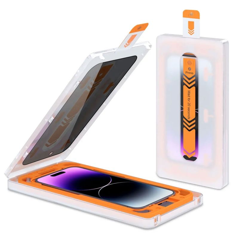 PHONETIFY - Vidrio Transparente Para iPhone 16 Plus Fácil Instalación