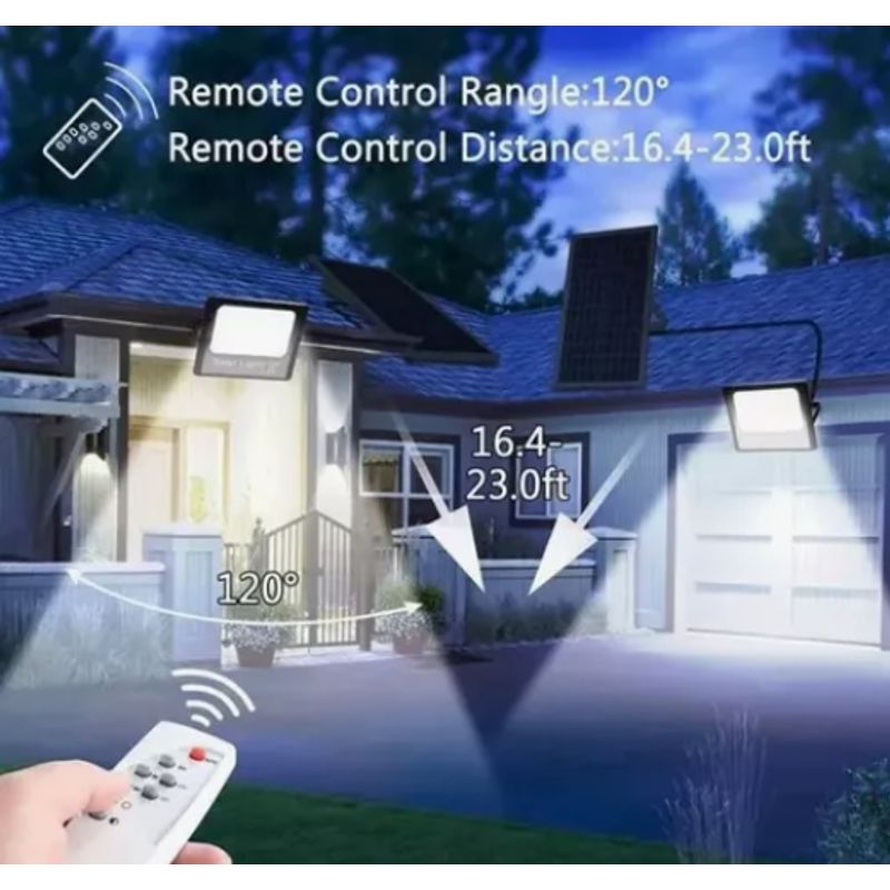 GENERICO - Lámpara Solar 100W Brillo Duradero con Energía Renovable
