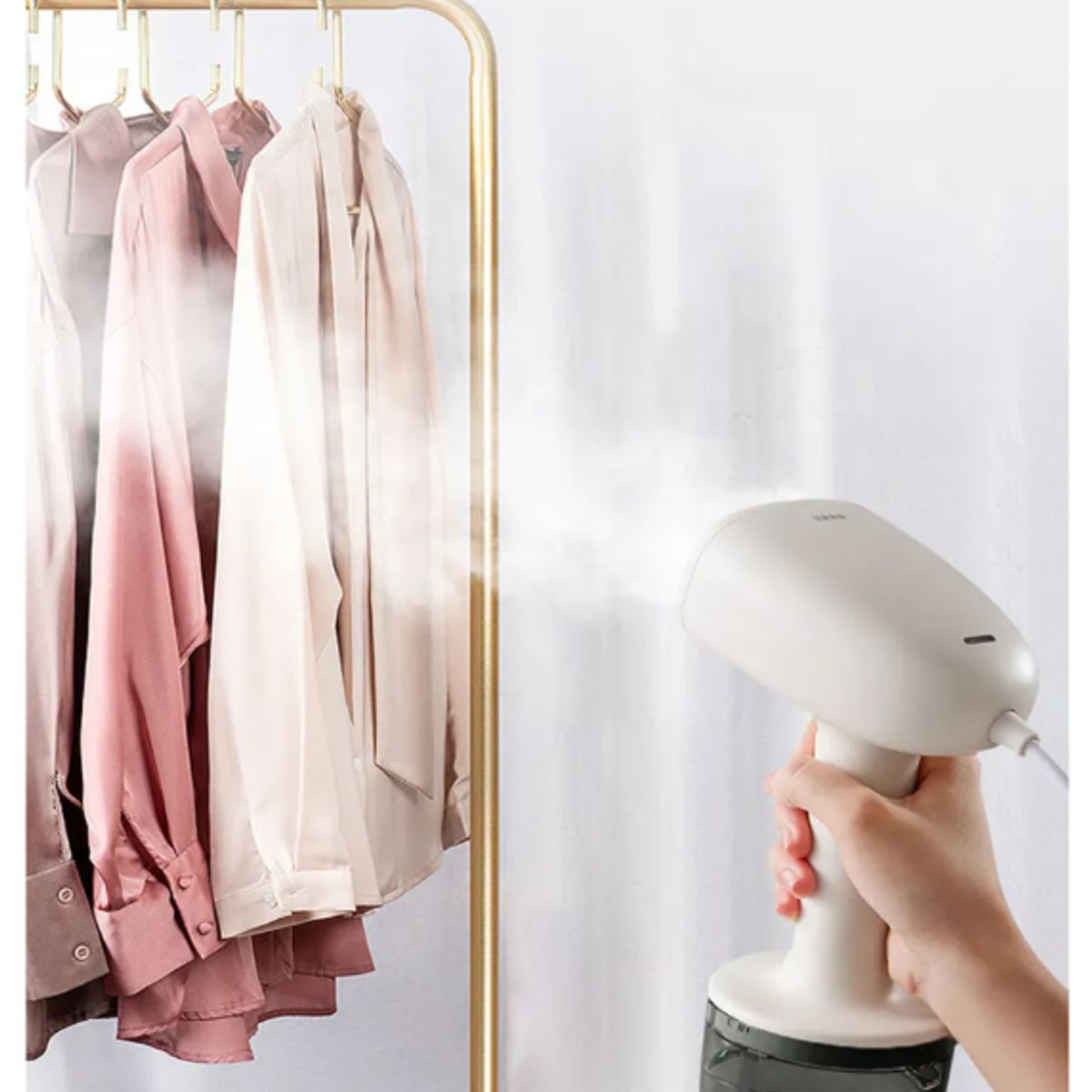 GENERICO - Plancha Vertical First Blanco Y Rosado