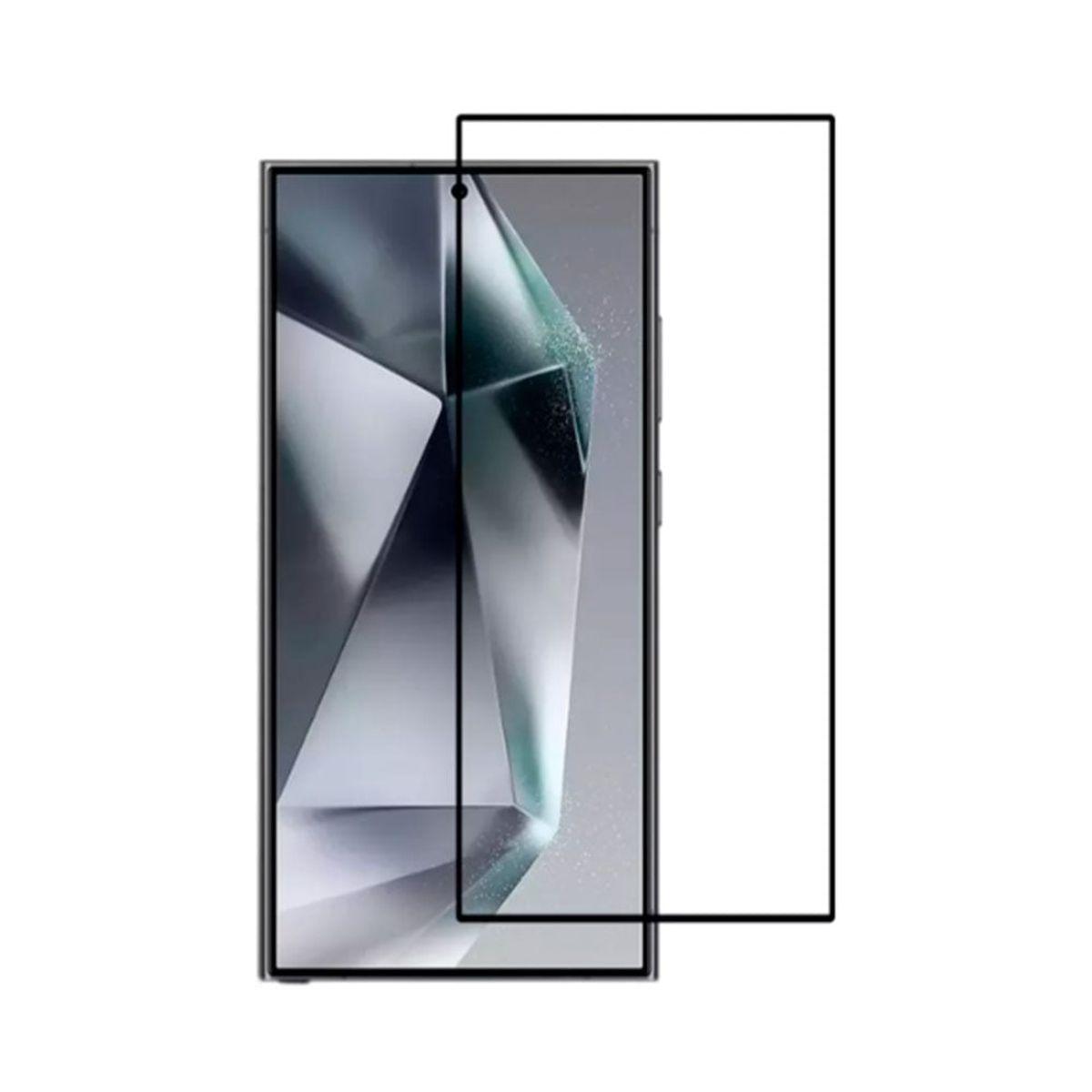 GENERICO - Vidrio Templado Biselado Fullcover Para Samsung S25 Ultra
