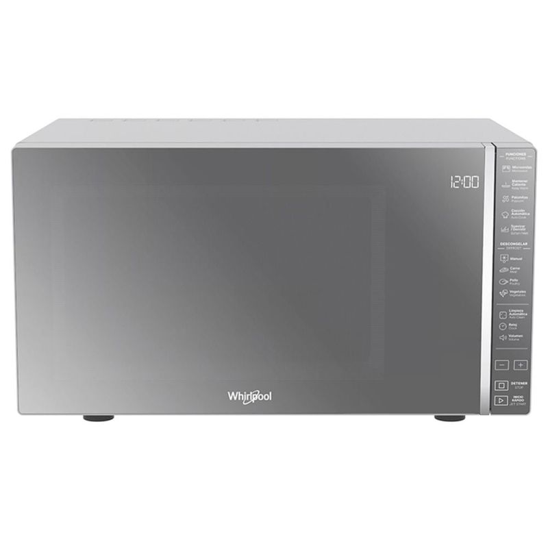 WHIRLPOOL - Horno Microondas WHIRLPOOL 30 Litros Digital WM1811D Gris