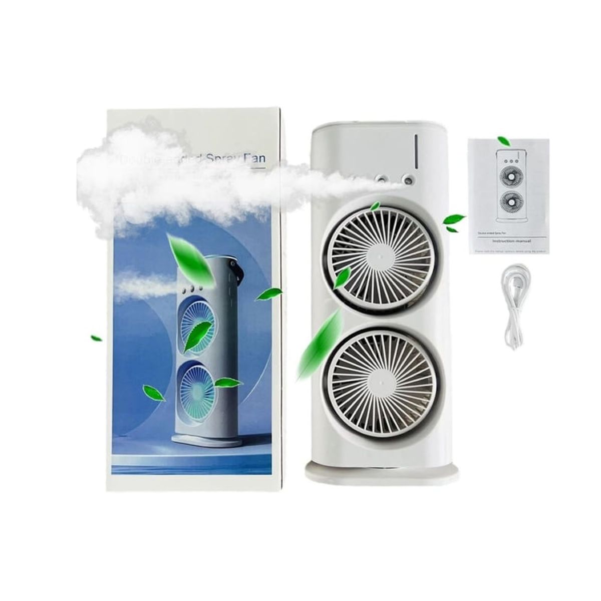 SKY - Ventilador Recargable Con Panel Solar 360°