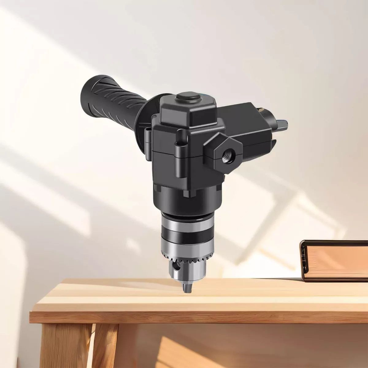 ADAPTEC - Adaptador De Taladro De Ángulo Recto Extensión 90 Grados