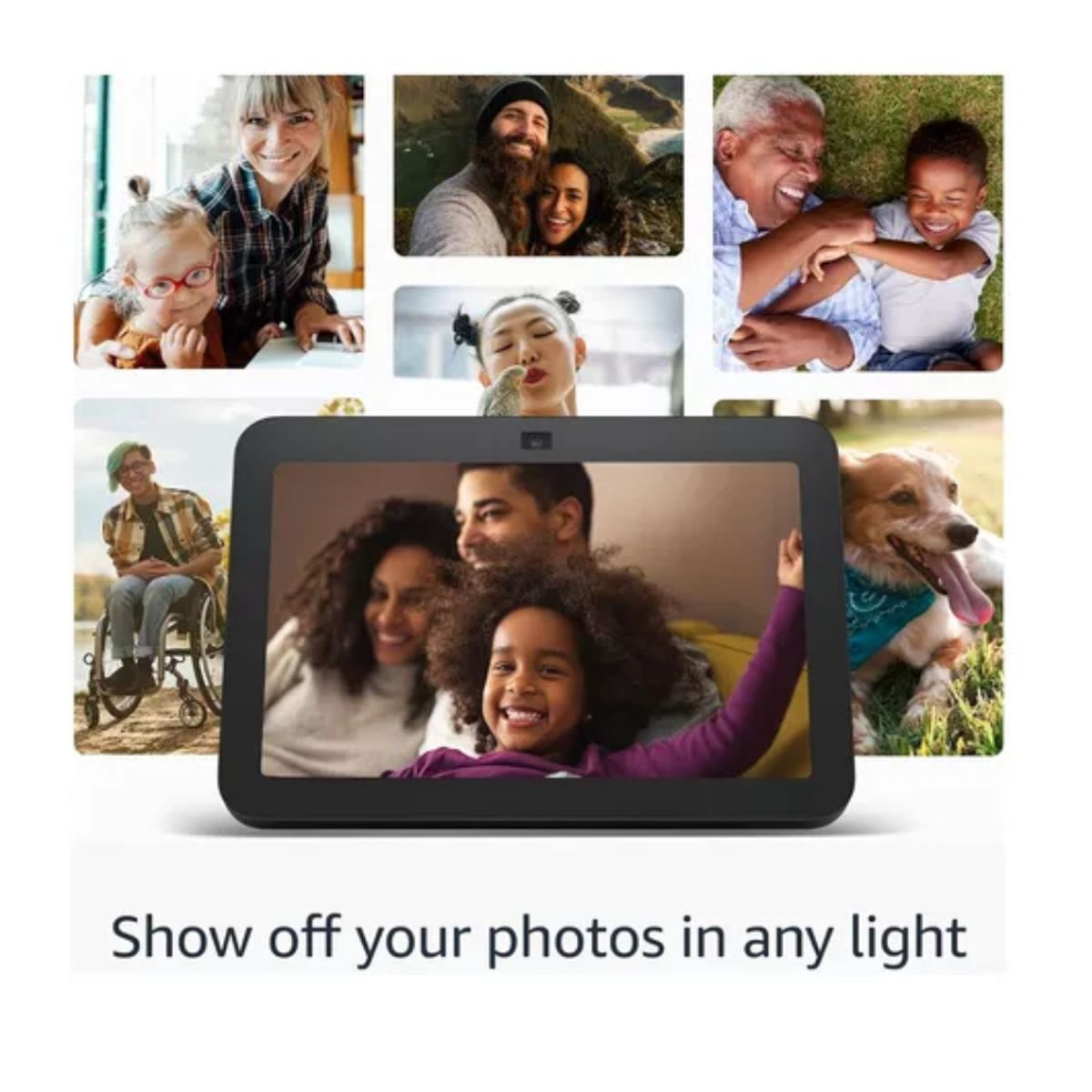 AMAZON - Asistente De Voz Bt Alexa Echo Show 8 3ra Generacion Blanca
