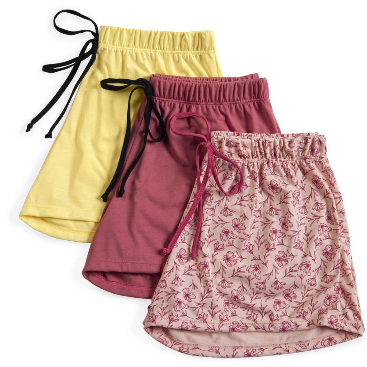 FORMAS INTIMAS - Short Mujer Paq X3 Multicolor FI 9594
