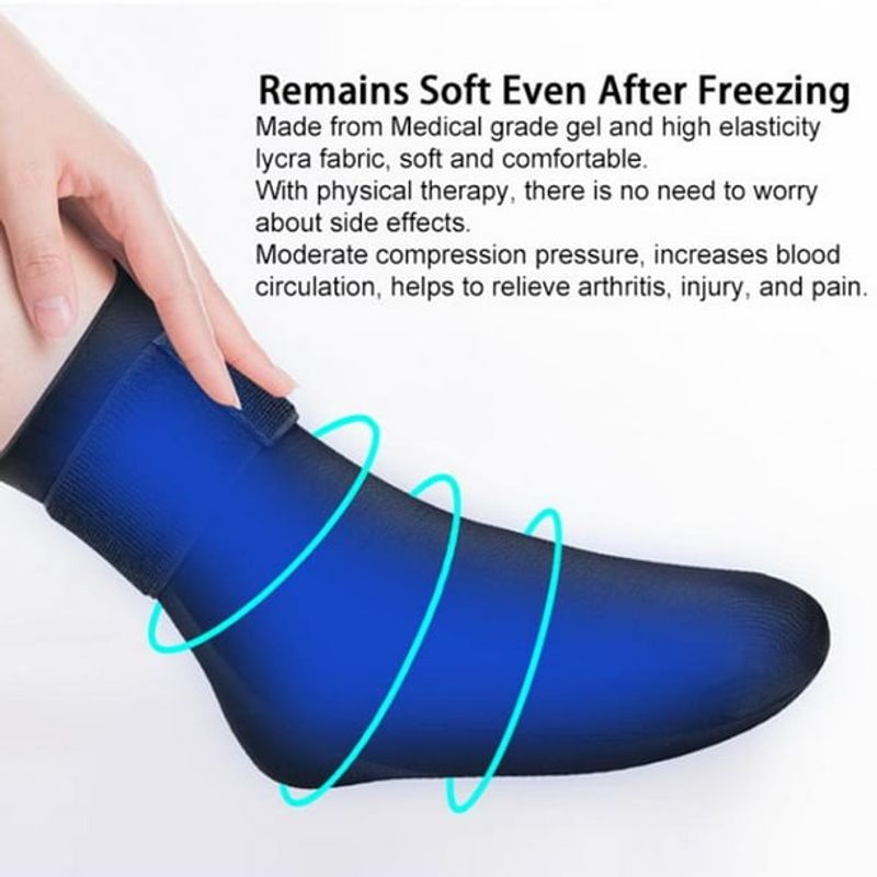 SKY - Compresa de gel frio caliente para tobillos y pies