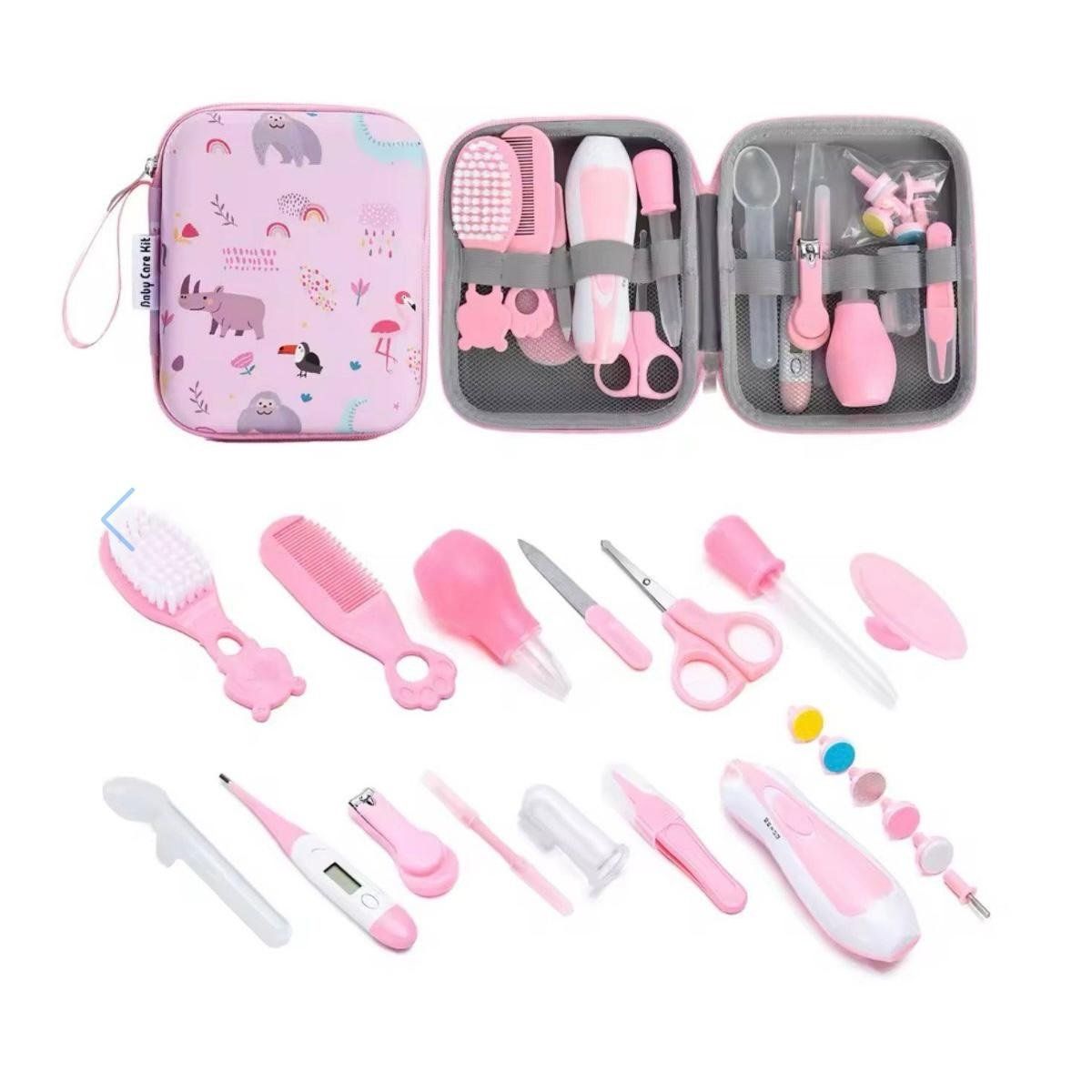 GENERICO - Set De Cuidado Higiene x20 Pcs Con Estuche y Lima Para Bebe