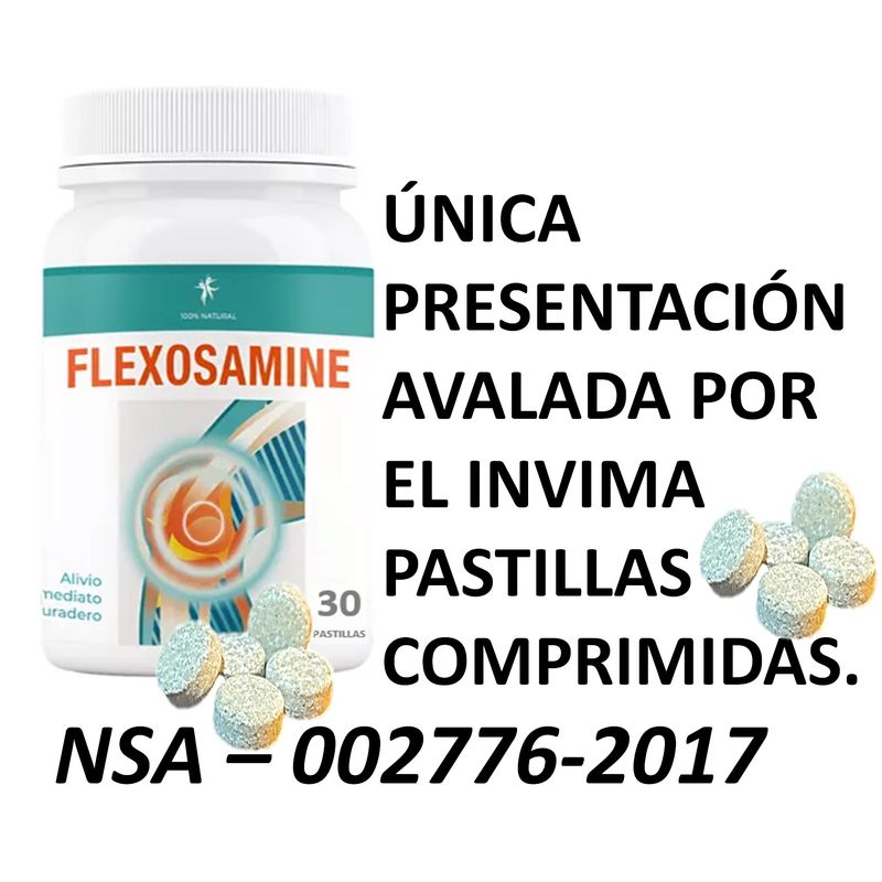 GENERICO - 2 FLEXOSAMINE ELIMINA EL DOLOR ARTICULAR GLUCOSAMINA ORIGINAL