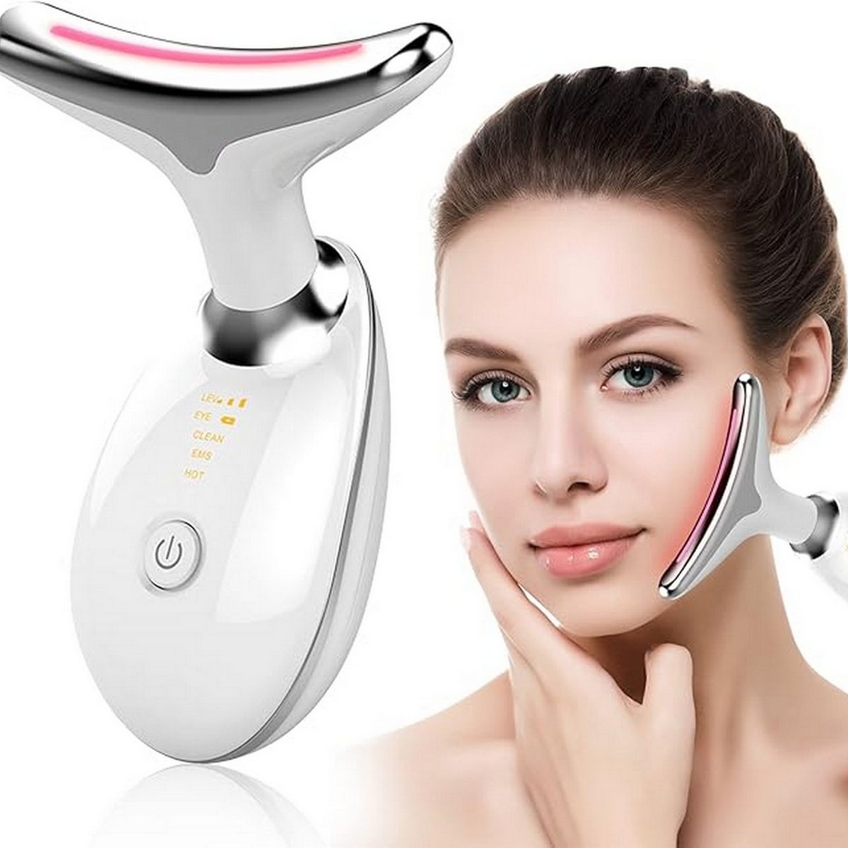 GENERICO - Masajeador Facial Rejuvenecimiento Luzportatil Recargable